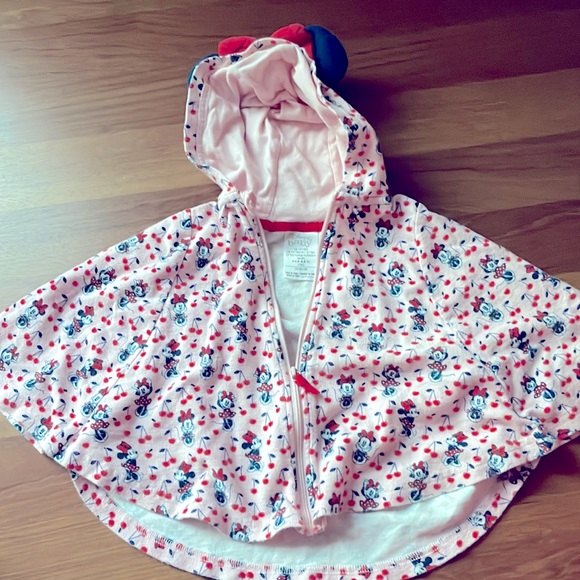 Set of one Mini Mouse tutu jersey sweater dress and one swim hooded coverup - Picture 6 of 9